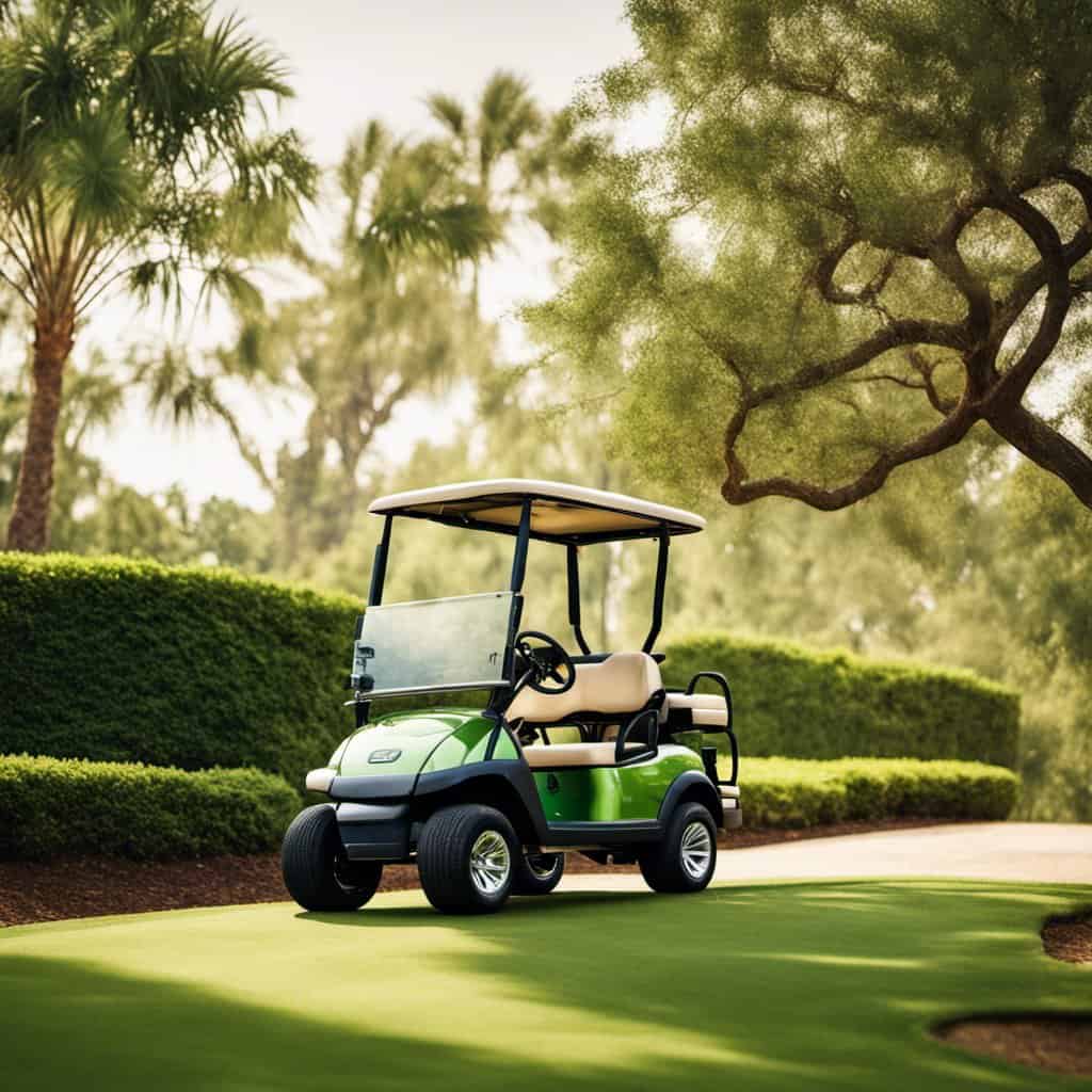most electric golf carts have safety features like the speed controller cover